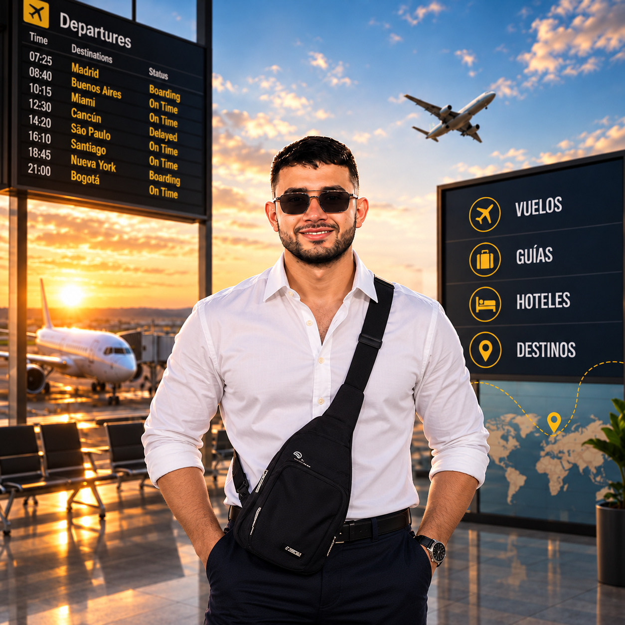 Dan Explora viajando